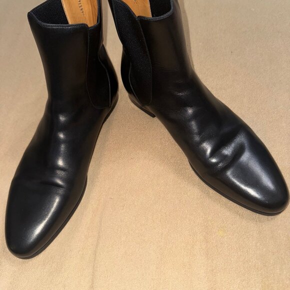 GUCCI Other - BLACK GUCCI LEATHER CHELSA BOOTS SIZE 11 EUR